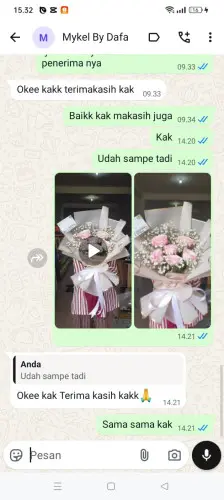 Testimonial Buket Bunga jambi