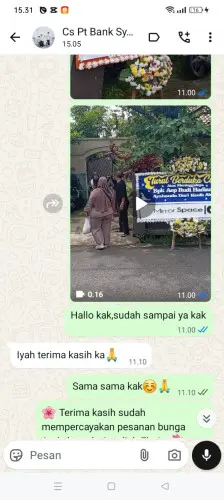 Testimonial Papan Bunga jambi